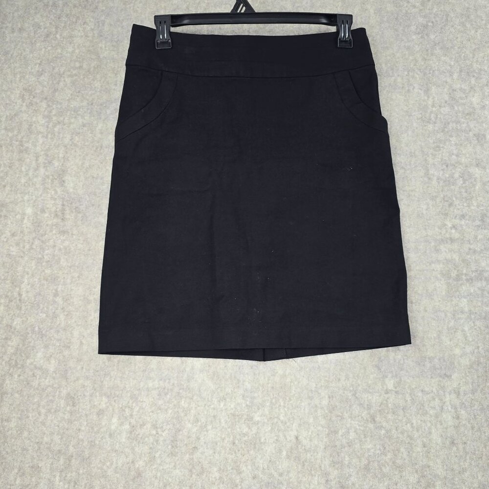Banana Republic Womens Black Stretch Pencil Skirt Size 10
